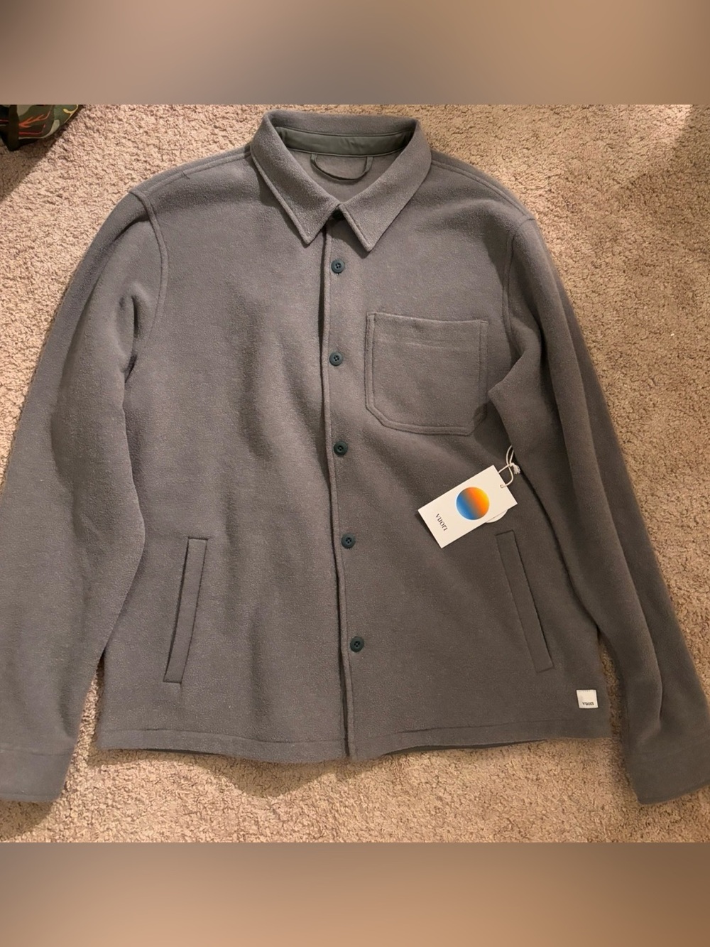 Vuori Beach Fleece Shirt Jacket